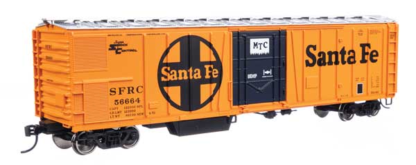 Walthers Mainline 910-3776 50' AAR Mechanical Refrigerator Car - SFRC Santa Fe #56664 HO Scale