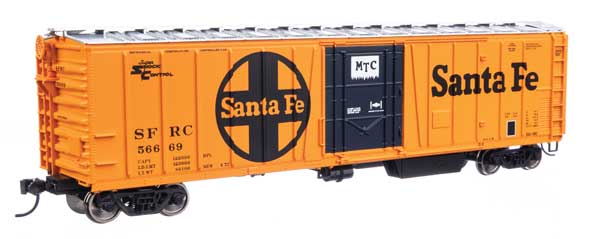 Walthers Mainline 910-3777 50' AAR Mechanical Refrigerator Car - SFRC Santa Fe #56669 HO Scale