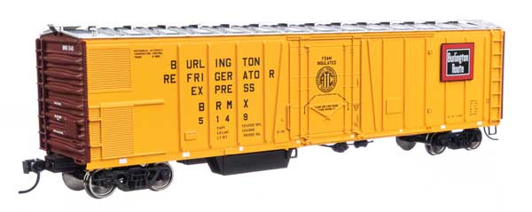 Walthers Mainline 910-3781 50' AAR Mechanical Refrigerator Car - BRMX Chicago, Burlington & Quincy #5149 HO Scale