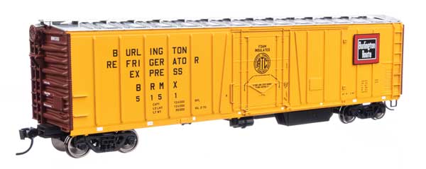 Walthers Mainline 910-3782 50' AAR Mechanical Refrigerator Car - BRMX Chicago, Burlington & Quincy #5151 HO Scale