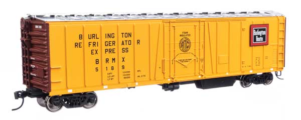 Walthers Mainline 910-3783 50' AAR Mechanical Refrigerator Car - BRMX Chicago, Burlington & Quincy #5189 HO Scale