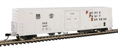 Walthers 910-3960 57' Mechanical Reefer - Pacific Fruit Express #456499 (white, black, orange) HO Scale
