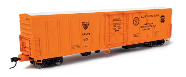 Walthers 910-3970 57' Mechanical Reefer - American Refrigerator Transit ARMN #601 HO Scale