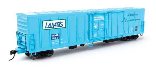 Walthers 910-3987 57' Mechanical Reefer - Lamb Weston REMX #1039 HO Scale