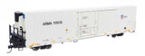 Walthers 910-4131 72' Modern Refrigerator Boxcar UP Union Pacific ARMN #111015 white, high reporting mark, shield & slogan HO Scale