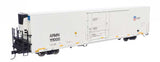 Walthers 910-4137 72' Modern Refrigerator Boxcar UP Union Pacific ARMN #111000 white, low reporting mark, high shield & slogan HO Scale