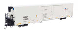 Walthers 910-4139 72' Modern Refrigerator Boxcar UP Union Pacific ARMN #111026 white, low reporting mark, high shield & slogan HO Scale