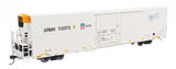 Walthers 910-4157 72' Modern Refrigerator Boxcar UP Union Pacific ARMN #112072 white, high reporting mark, Cold Connect logo HO Scale