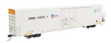 Walthers 910-4157 72' Modern Refrigerator Boxcar UP Union Pacific ARMN #112072 white, high reporting mark, Cold Connect logo HO Scale