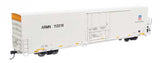 Walthers 910-4158 72' Modern Refrigerator Boxcar UP Union Pacific ARMN #112216 white, high reporting mark, shield & slogan HO Scale