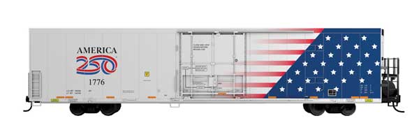 Pre-Order Walthers 910-4180 72' Modern Refrigerator Boxcar America250 #2076 HO Scale will ship when it arrives