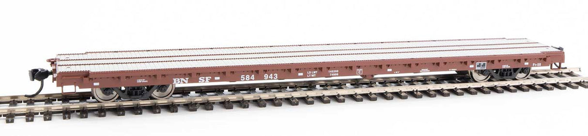 Walthers 910-5359 60' Pullman-Standard Flatcar BNSF Railway #584943 HO Scale