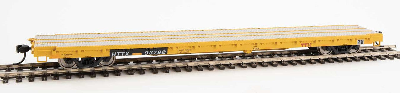 HO Scale AHM 4257 Diesel newest Locomotive & Walthers RTR 60' Material Handling Car