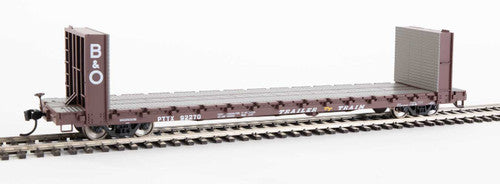 Walthers 910-5815 60' Pullman-Standard Bulkhead Flatcar (48' IL) PTTX - Trailer-Train with B&O Bulkheads #92270 HO Scale