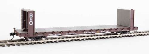 Walthers 910-5816 60' Pullman-Standard Bulkhead Flatcar (48' IL) PTTX - Trailer-Train with B&O Bulkheads #92232 HO Scale