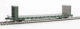 Walthers 910-5825 60' Pullman-Standard Bulkhead Flatcar (48' IL) CLC - Weyerhauser #1101 HO Scale