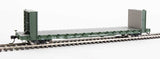 Walthers 910-5828 60' Pullman-Standard Bulkhead Flatcar (48' IL) CLC - Weyerhauser #1107 HO Scale