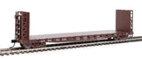 Walthers 5903 53' GSC Bulkhead Flatcar ATSF Santa Fe #93120 (Boxcar Red) HO Scale 910-5903