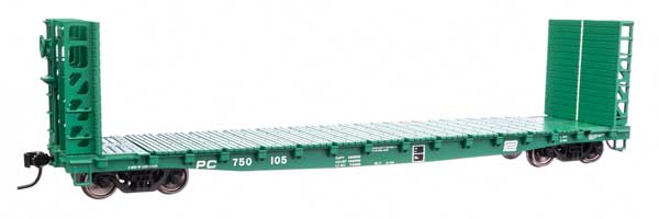Walthers Mainline 5934 53' GSC Bulkhead Flatcar PC Penn Central #750105 HO Scale 910-5934