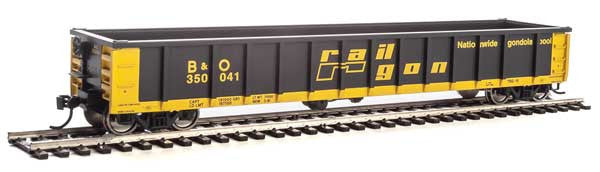 Walthers Mainline 910-6201 53' Railgon B&O #350041  (SCALE=HO)  Part # 910-6201