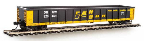 Walthers Mainline 910-6214 53' Railgon D&RGW - Denver & Rio Grande Western Railgon #320469  (SCALE=HO)  Part # 910-6214