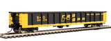 Walthers Mainline 910-6262 53' Railgon B&O Baltimore & Ohio #350211 (patch; black, yellow) HO Scale