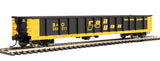 Walthers Mainline 910-6263 53' Railgon B&O Baltimore & Ohio #350270 (patch; black, yellow) HO Scale