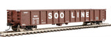 Walthers Mainline 910-6286 53' Railgon Soo - Soo Line #64069 (oxide, white, large name) HO Scale