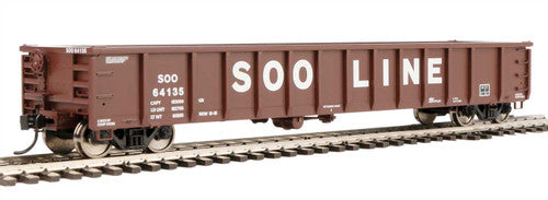 Walthers Mainline 910-6288 53' Railgon Soo - Soo Line #64135 (oxide, white, large name) HO Scale