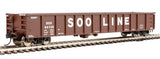 Walthers Mainline 910-6288 53' Railgon Soo - Soo Line #64135 (oxide, white, large name) HO Scale