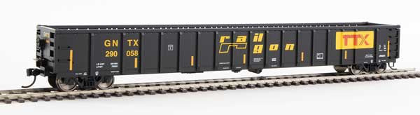 Walthers 910-6420 68' Railgon Gondola Railgon GNTX #290058 HO Scale