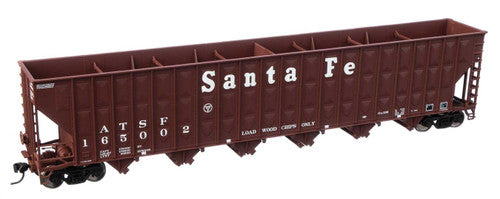 Walthers 910-6753 73'3" Wood Chip Hopper ATSF Atchison, Topeka & Santa Fe #165044 HO Scale