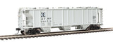 Walthers Mainline 910-7005 50' PS-2 2893 3-Bay Covered Hopper - ATSF - Santa Fe #300718 HO Scale