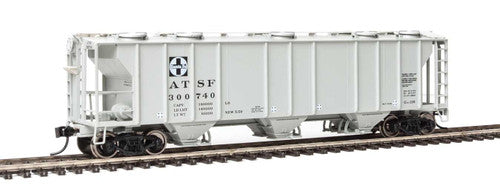 Walthers Mainline 910-7006 50' PS-2 2893 3-Bay Covered Hopper - ATSF - Santa Fe #300740 HO Scale