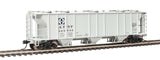 Walthers Mainline 910-7006 50' PS-2 2893 3-Bay Covered Hopper - ATSF - Santa Fe #300740 HO Scale