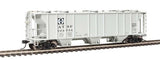 Walthers Mainline 910-7007 50' PS-2 2893 3-Bay Covered Hopper - ATSF - Santa Fe #300755 HO Scale