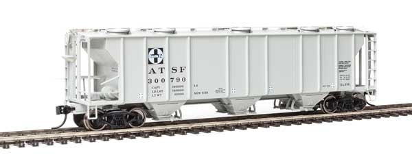 Walthers Mainline 910-7008 50' PS-2 2893 3-Bay Covered Hopper - ATSF - –  YankeeDabbler