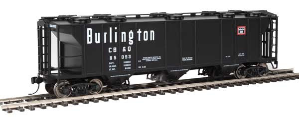 Walthers Mainline 910-7013 50' PS-2 2893 3-Bay Covered Hopper - CB&Q - Chicago, Burlington & Quincy #85053 HO Scale