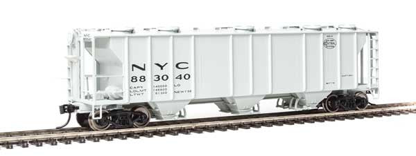 Walthers Mainline 910-7027 50' PS-2 2893 3-Bay Covered Hopper - NYC - New York Central #883040 HO Scale