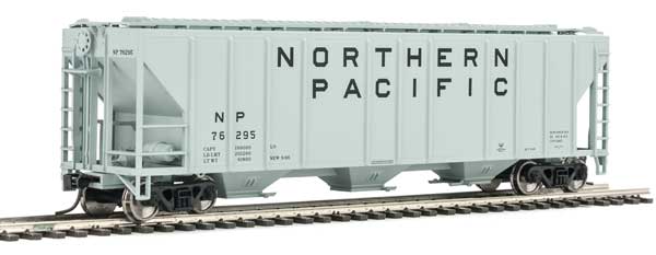 Walthers Mainline 910-7282 54' PS2-CD 4427 Low-Side Covered Hopper - NP - Northern Pacific Railroad #76295 HO Scale