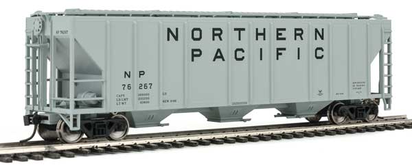 Walthers Mainline 910-7284 54' PS2-CD 4427 Low-Side Covered Hopper - NP - Northern Pacific Railroad #76267 HO Scale