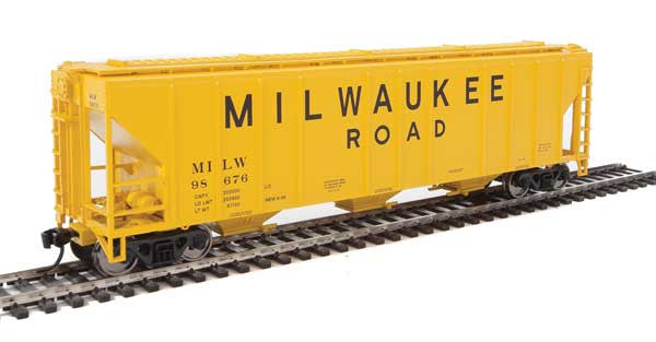 Walthers 910-7467 PS 4427 Covered Hopper MILW - Milwaukee Road #98676 HO Scale