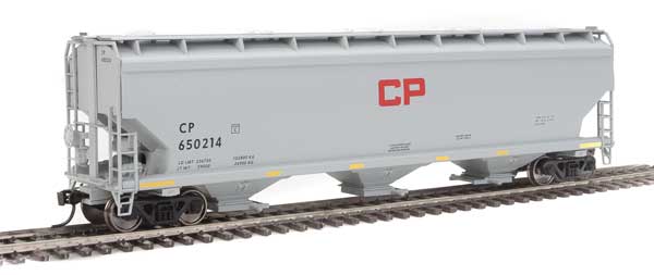 Walthers 910-7695 60' NSC 5150 3 Bay Covered Hopper CP Canadian Pacific #650214 HO Scale