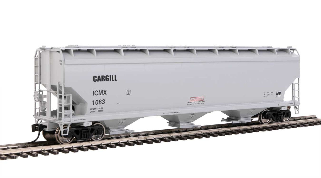 Walthers Mainline 910-7727 Cargill ICMX #1083 60' NSC 5150 3 Bay Covered  Hopper HO Scale