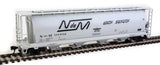 Walthers 910-7857c National Railways of Mexico NdeM #118562 (gray, black Script Lettering) 59' Cylindrical Hopper HO Scale