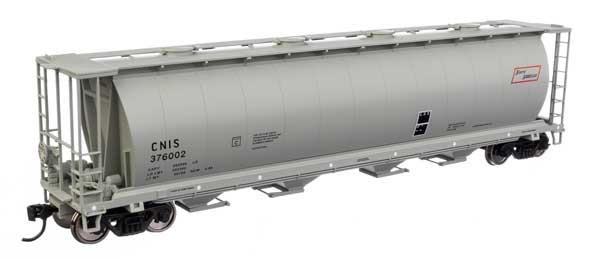 Walthers 910-7888 Canadian National International Service CNIS #376002 (round hatches) 59' Cylindrical Hopper HO Scale