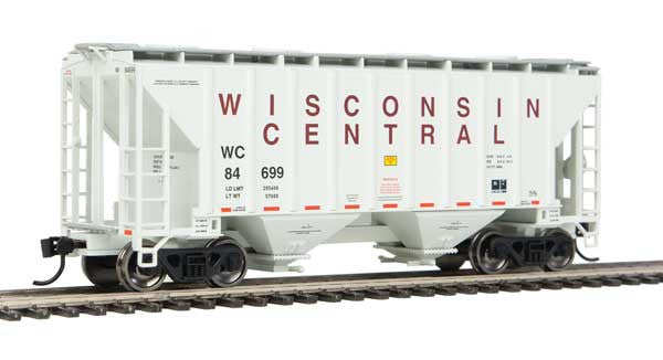 Walthers 910-7973 37' Covered Hopper WC - Wisconsin Central #84699 HO Scale