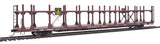 Walthers 910-8007 89' Flatcar w/Bi-Level Open Auto Rack B&O - Baltimore & Ohio Rack, Trailer Train Flatcar TTBX #962945 HO Scale