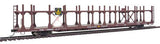 Walthers 910-8007 89' Flatcar w/Bi-Level Open Auto Rack B&O - Baltimore & Ohio Rack, Trailer Train Flatcar TTBX #962945 HO Scale