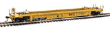 Walthers 910-8418 Thrall Rebuilt 40' Well Car TTX DTTX #53317 (yellow, black, large red TTX Forward Thinking logo, yellow co) HO Scale